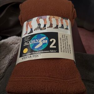 Versa Tek Brown 2-Way Stretch Socks